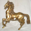 statue cheval en bronze d'inde