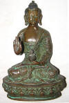statue bouddha bronze indes galerie d'art d'asie 