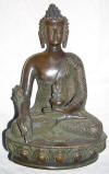 statue bouddha bronze indes galerie d'art d'asie