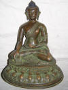 statue bouddha bronze indes galerie d'art d'asie