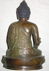 statue bouddha bronze indes galerie d'art d'asie