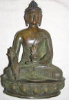 statue bouddha bronze indes galerie d'art d'asie