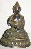 statue bouddha bronze indes galerie d'art d'asie
