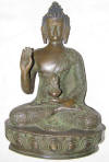 statue bouddha bronze indes galerie d'art d'asie