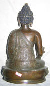 statue bouddha bronze indes galerie d'art d'asie