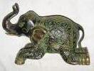 elephant en bronze d'Inde galerie art d'asie